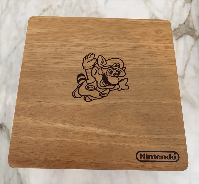 RARE Mint 🔥VINTAGE NINTENDO🔥 NES 16 Game Wooden Console Stand Flying Mario HTF