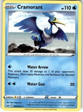 Cramorant Rare SWSH01: Sword & Shield Base Set 062/202 LP