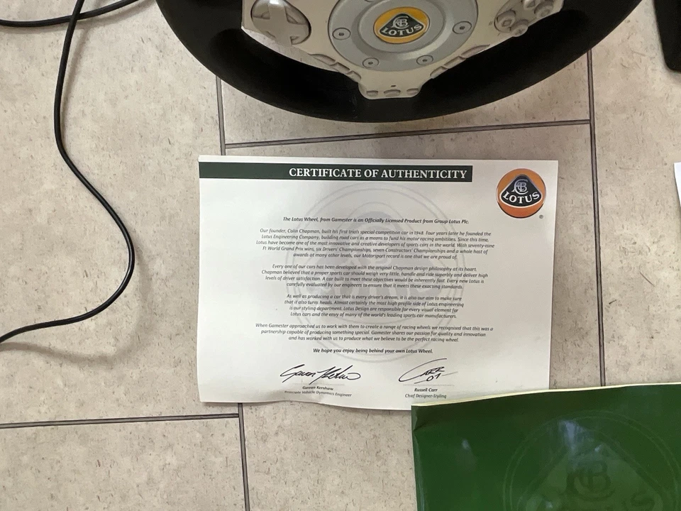 PS1 PS2 Gamester Lotus Dual Force 2 Blue Racing Wheel & Pedals for PlayStation - Image 2 of 4