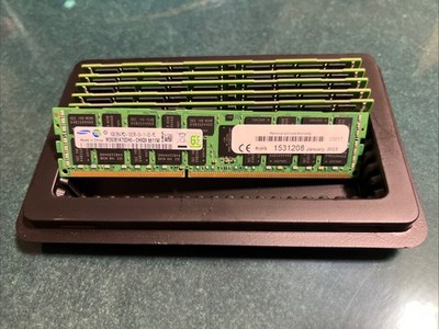 48GB (6 X 8GB) Samsung PC3-10600R DDR3 1333 ECC Reg RAM Supermicro X8DAL-i
