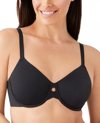 WACOAL 855342 Superbly Smooth Underwire Bra Sz 40DD Black $74