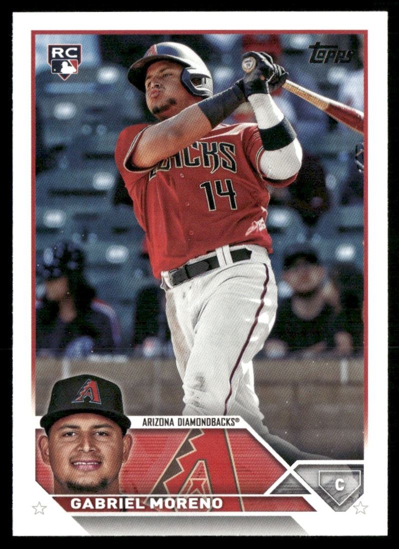 Gabriel Moreno Rookie 2023 Topps Update Arizona Diamondbacks #US161