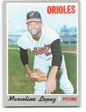 1970 Topps #344 Marcelino Lopez EX/NM Orioles   ID:229257