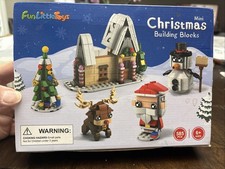 5 PACK MINI CHRISTMAS BUILDING BLOCKS