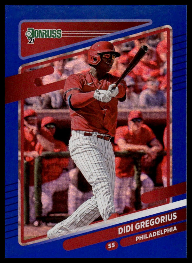 2021 Donruss #100 Didi Gregorius Holo Blue