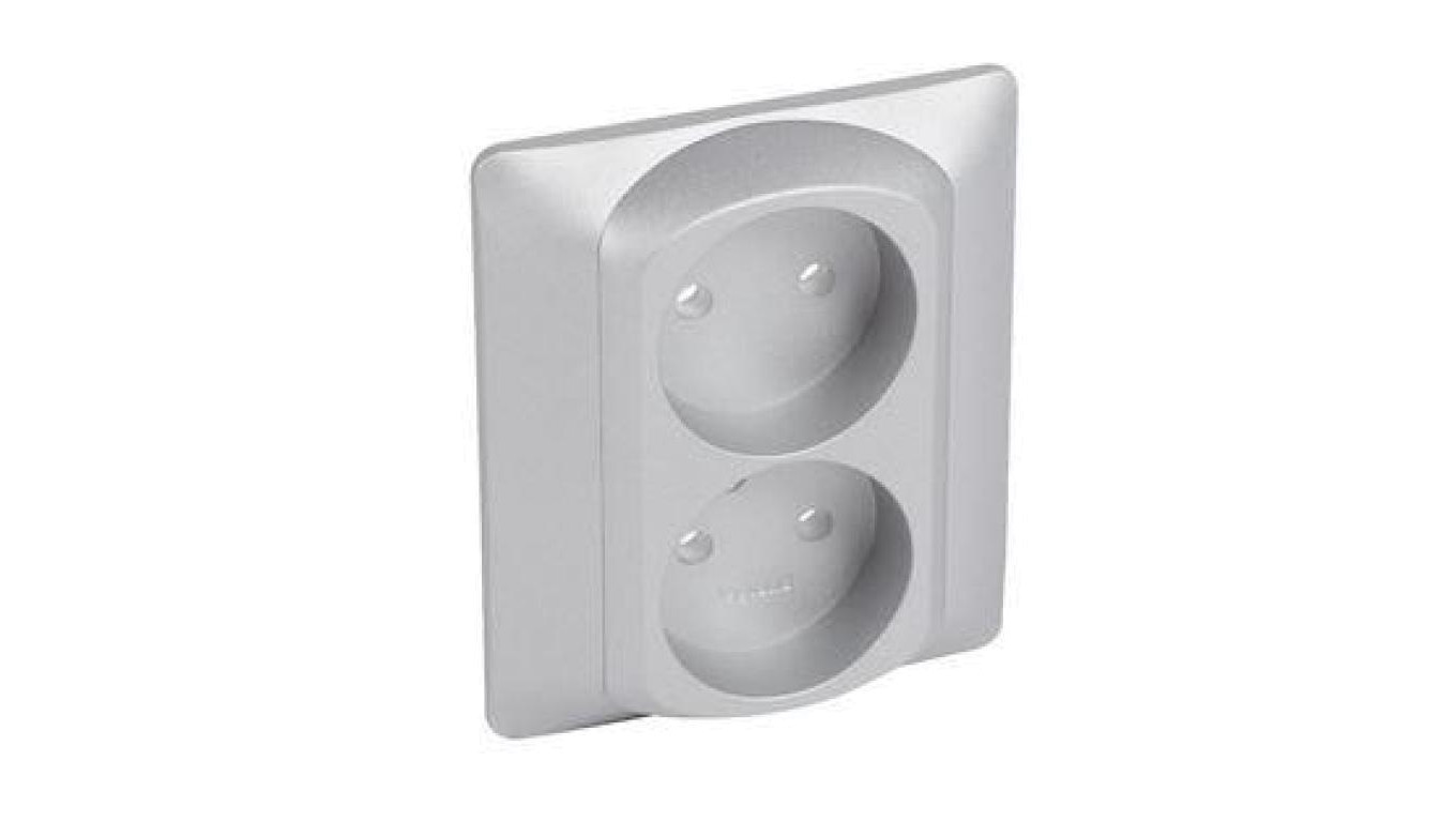 SISTENA LIFE Double socket badge metallic 771332 /T2UK