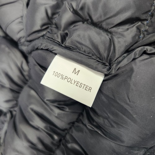 Haustier Hundejacke Reißverschluss gefütterter Mantel mit Geschirr Medium hellblau Winter warm - Bild 5 von 6