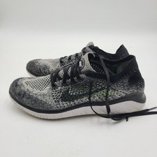 B2 Nike Womens Free RN Fly Knit 2018 'Oreo' (942839-101), Size: 11  