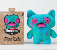 FREE SHIPPING Zuru Fuggler Fugg Life Chum Chum Blue Monster Plush In Box