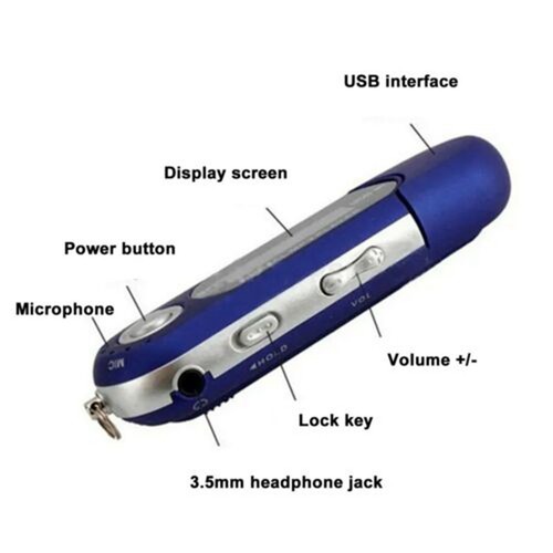 MP3 Player 1.2 In Display 1pcs 8GB Accessories Built-in Capacity Parts - Picture 20 of 40
