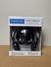 Protocol Wireless Headphones With TV, Stereo,MP3,FM Radio  Microphone Transmitt