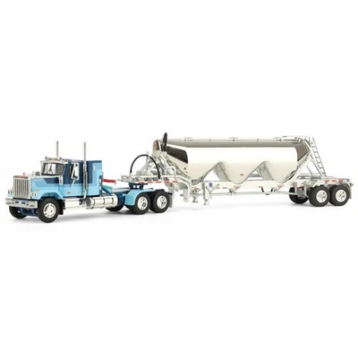 First Gear DCP 1/64 GMC General Flattop Sleeper & Heil Pneumatic Tank 60-1924