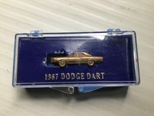 Rare 1967 Dodge Dart Salesman Employee Gold Tie Clip Clasp Dealer Vintage Mopar