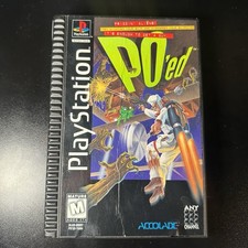 Po'ed (Sony Playstation 1 ps1) Complete w/ Reg Card Long Box Vintage