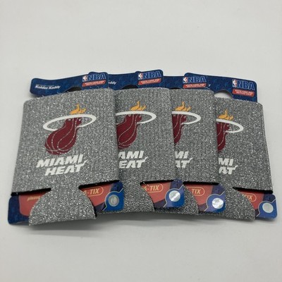Lot Of 4 New - Miami Heat Kolder Kaddy Can Holde - Glitter