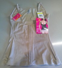 FLEXEES Slimmer TORSETTE Ultra Firm Beige Size M Misses 8-10 New Style 5166