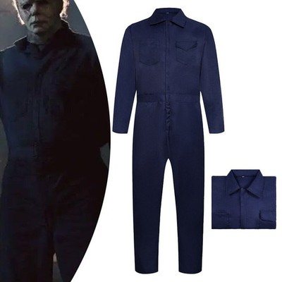 Kinder Cosplay Kostüm Michael Myers Overall Mask Outfit Karneval Party Anzug RD
