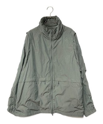 DAIWA PIER39 TECH 2WAY Windbreaker Jacket Size: L Coaster gray BJ-31023 Men