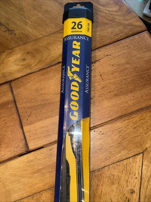 Goodyear Assurance Black Premium Rubber Graphite Coated Wiper Blade, 26''