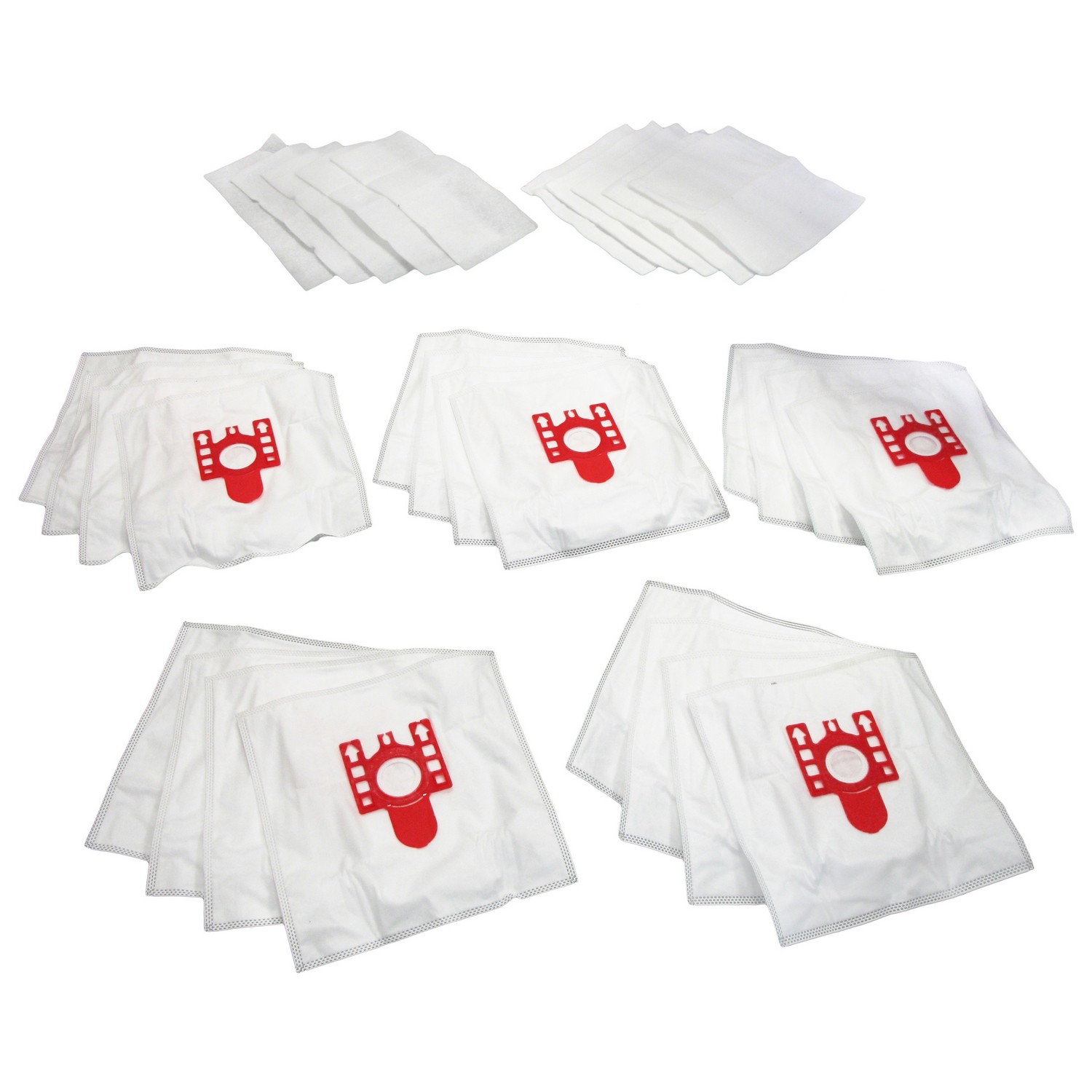 Bag Lady Dust Bags Filter Kit for Miele 9917710 Pack of 20+10 Filters S456i