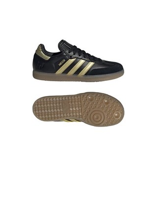  Schuhe Sneaker Kinder Unisex Adidas Samba Messi Junior Schwarz Lifestyle 