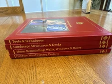 Handyman Club of America 4 Books Tools, Decks, Woodworking, Home Remodeling