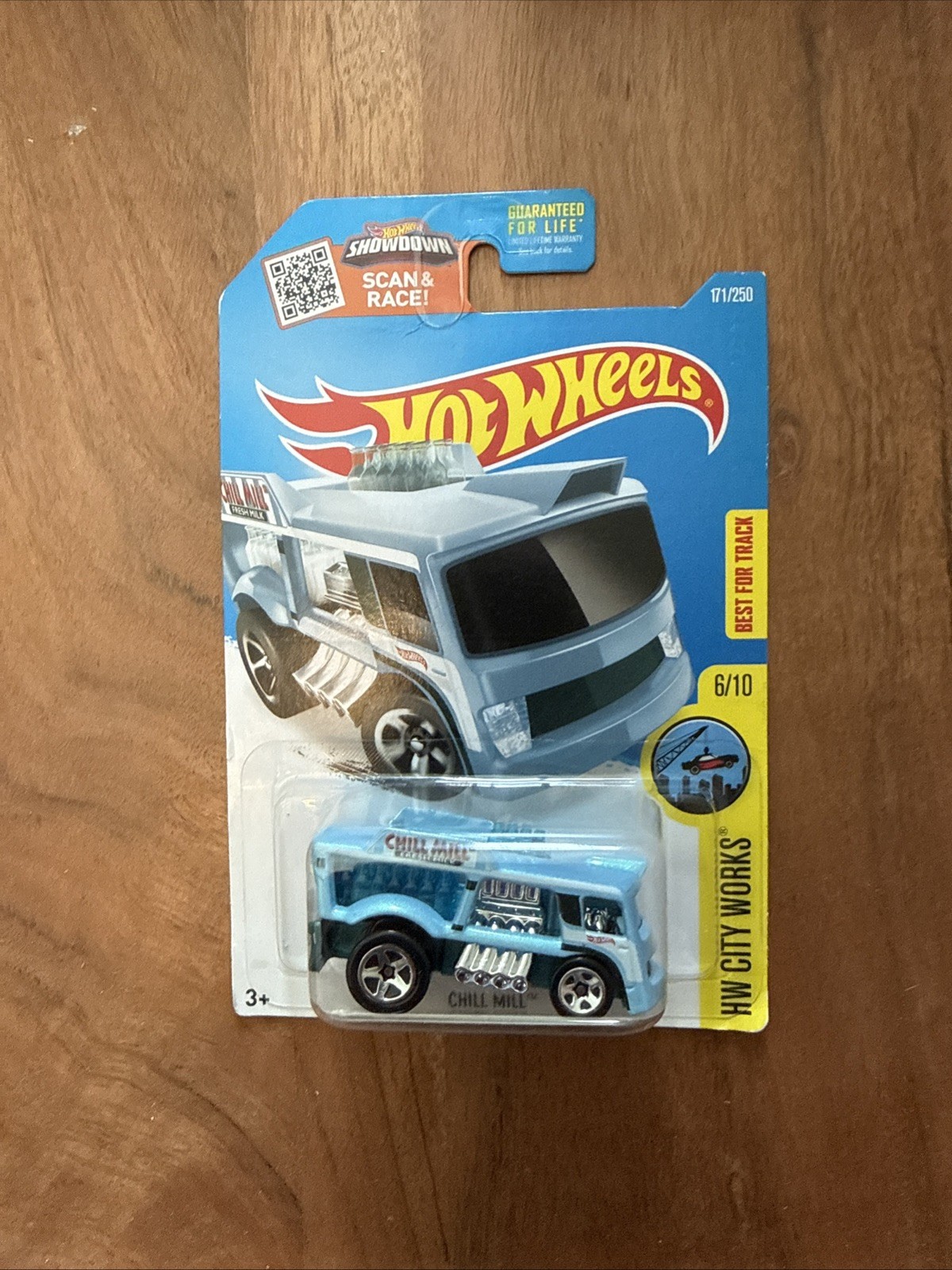 2016 Hot Wheels HW CITY WORKS 6/10 Chill Mill 171/250 (Blue) NIP