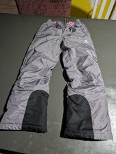 Zero Exposure Size 7/8 Grey And Pink Snow Pants Excellent Condition