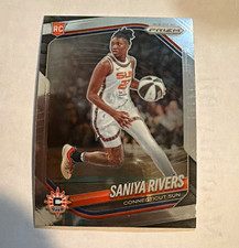 Panini 2025 Prizm WNBA Silver Prizm Saniya Rivers RC #131 Connecticut Sun
