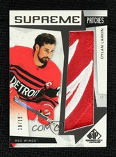 2023-24 Upper Deck SP Game Used Supreme 10/15 Dylan Larkin #SP-DL Patch 13dl