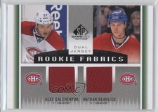 2013-14 SP Game Used Edition Jerseys Alex Galchenyuk Nathan Beaulieu #RF2-GB t4m
