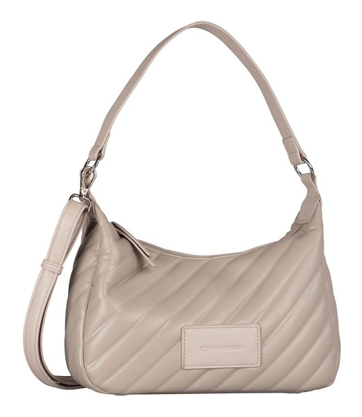 Tom Tailor Mirela Shoulder Bag Schultertasche UmhäNgetasche Tasche Grey Hellgrau-image
