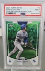 2024 Topps 50/50 SHOHEI OHTANI 54/99 Chrome Green Refractor HR39 #76 PSA 9 MINT!
