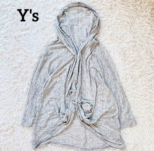 Y's Yohji Yamamoto Asymmetrical Linen Cardigan, 3D Weave, Size 2