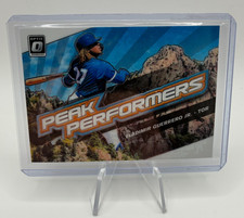 2019 Panini Doruss Optic Vladimir Guerrero Jr. Peak Performers Insert Blue Jays