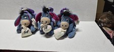 THE DISNEY CO EEYORE PLUSH STUFFED SUGAR PLUM FAIRY LOT 3 FROM NON SMOKE HOME