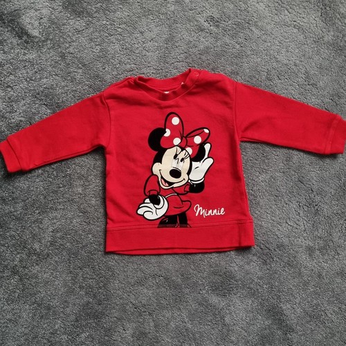 Minnie Mouse Gilrs 3-6 Monate Sweatshirt Langarm Top Weihnachten