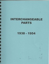 Studebaker Parts Interchange 38 39 40 41 42 43 44 45 46 47 48 49 50 51 52 53 54