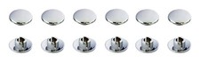 Chrome Allen Head Bolt Caps Hex Head Covers For M6 M8 M10 Bolt Heads Pack Of 12