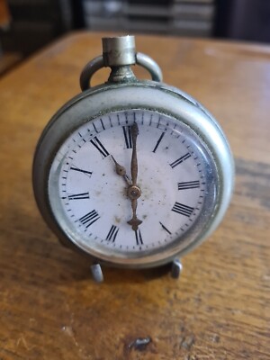 Montre Gousset Vintage à Balancier Cassé - Vendue Pour Pièces, Acier Argenté, Mécanique