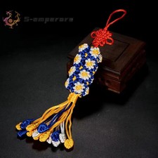 Chinese Knot Exquisite Car Ornaments Tibetan Hand-Made Prayer Key Pendant