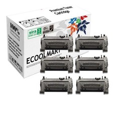 6 pack CE390A Toner Cartridge fits HP Enterprise M4555f MFP M4555h Printer