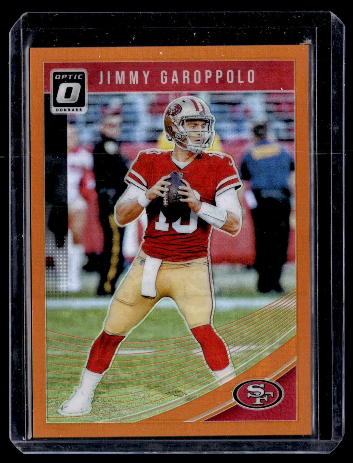 2018 Donruss Optic #86 Jimmy Garoppolo Orange NRMT or Better