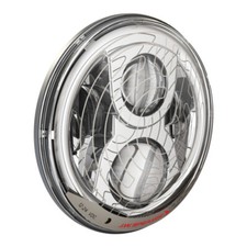 Jw Speaker 0556291 8700 Evo2 7 Round Led Heated Headlight Chrome Dual Burn