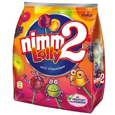 10 x 120g Bags Storck nimm2 Lolly Lollipop with vitamins New from Germany  