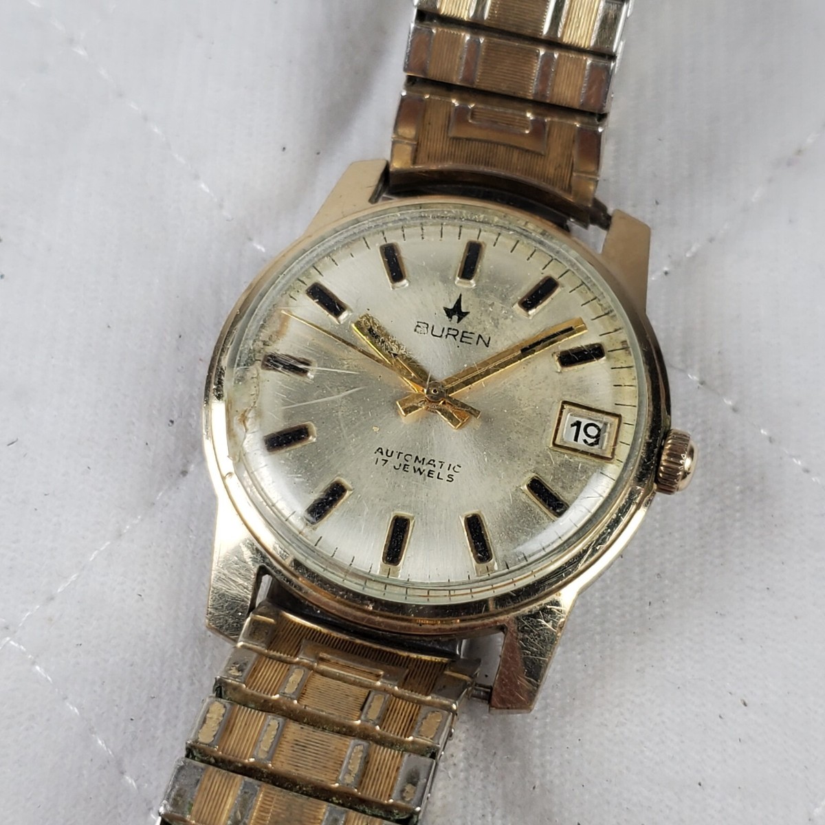 BUREN ビューレン 17jewels 自動巻き A3414 BUREN ビューレン 17jewels 自動巻き A3414