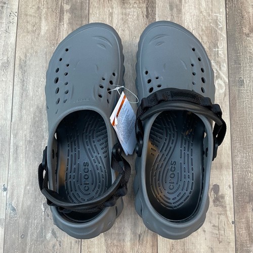 *New* Crocs Echo Clog Slate Grey/Black Select-a-Size - Picture 4 of 17