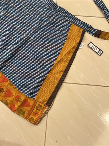 DARN GOOD YARN NWT Sari Silk Wrap Mini Length Skirt - XL Reversible Sz 8-20 - Picture 4 of 7