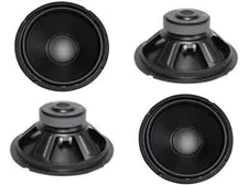 NEW 4 Pack 10" Hartke VX410 Bass Cabinet Replacement Woofer Speakers 10inch 8ohm