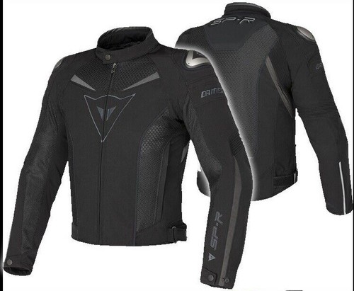 Giacca Dainese Super Speed Tex Nero Dark Gull Gray - Foto 1 di 1